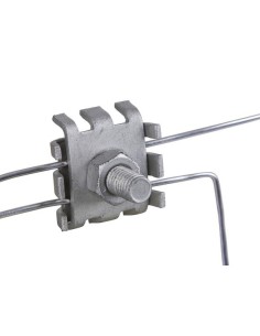 Wire connecting clamp, galvanized, 10 pcs 2