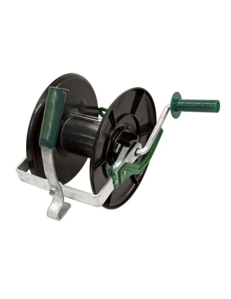 Compact reel, black/green