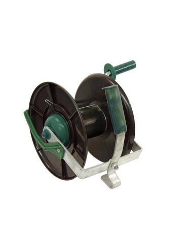 Compact reel, black/green