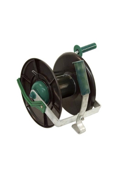 Compact reel, black/green
