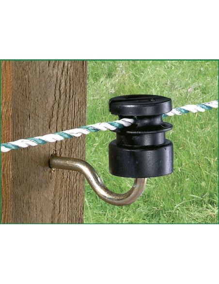 Sleufisolator zwart (25 stuks)