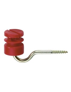 Slit insulator, red, 5,3 mm, 100 pcs