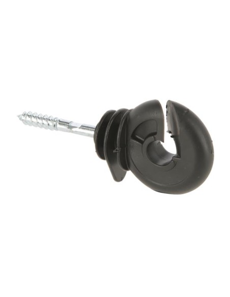 ring insulator black, compact long support, 25 pcs