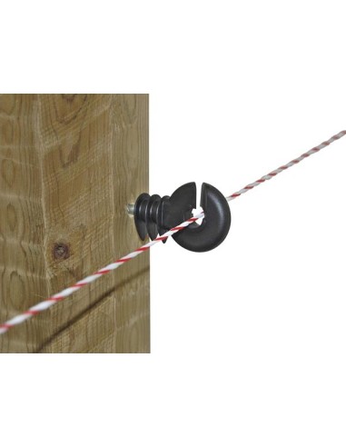 Ring insulator compact, black, with short...