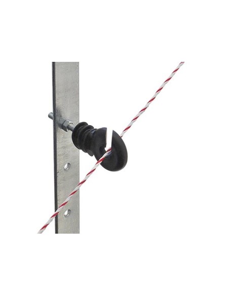 Ring insulator black, with metric thread, M6x35mm, 25 pcs