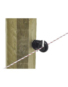 Ringisolator big zwart Doorlopende steun (25 stuk) 2