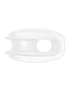 Strain insulator for ropes, white, 25 pcs