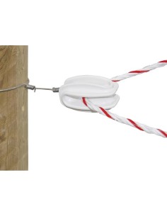 Strain insulator for ropes, white, 25 pcs 2