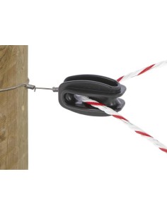 Strain insulator for ropes, black, 25 pcs 2