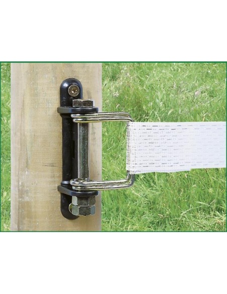 Hoekisolator m. extra beugels voor 40 mm band (10 stuks)