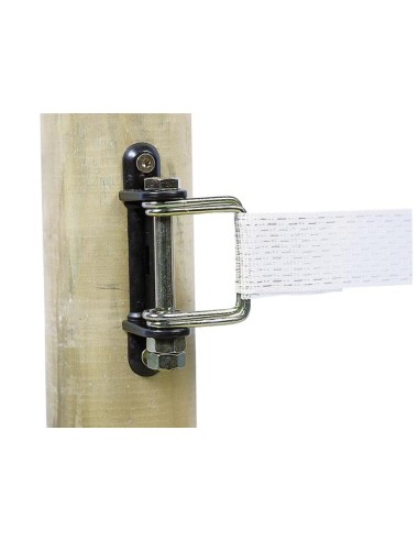 Hoekisolator m. extra beugels voor 40 mm band...