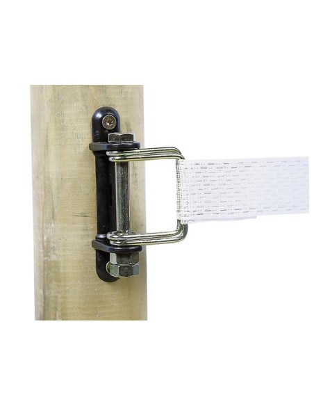 Hoekisolator m. extra beugels voor 40 mm band (10 stuks)