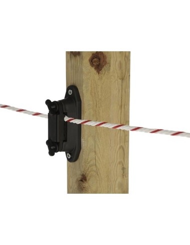 Hoek-afstand isolator, zwart (6 stuks)