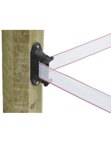 Hoek-afstand isolator, zwart (6 stuks)