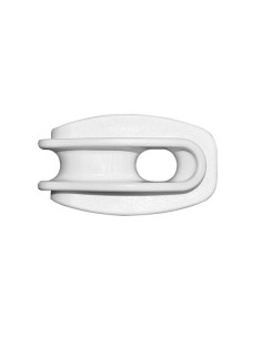 Strain insulator polyamide for steel wire, white, 10 pcs