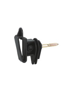 Euro-tape insulator, black, for tapes up to 40 mm, 25 pcs
