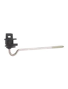 Offset rope insulator, 22 cm support, 10 pcs