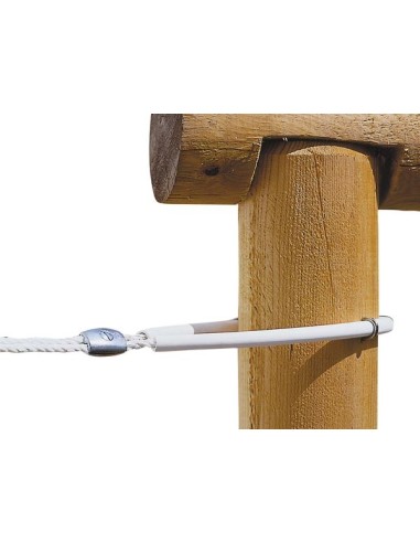 Isolatieslang kunststof  wit 8mm, 60cm (10 stuks)