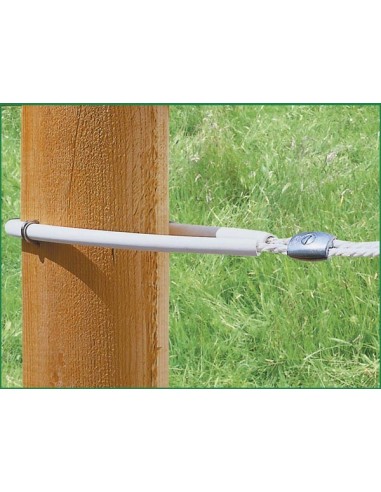 Isolatieslang kunststof  wit 8mm, 60cm (10 stuks)