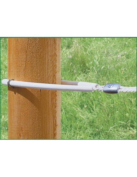 Isolatieslang kunststof  wit 8mm, 60cm (10 stuks)