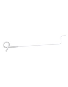 Offset pigtail insulator, white, 40 cm support, 10 pcs
