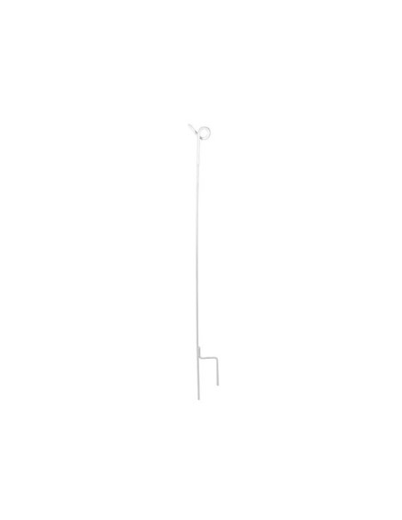 Pigtail post 105 cm, white, Ø 7 mm