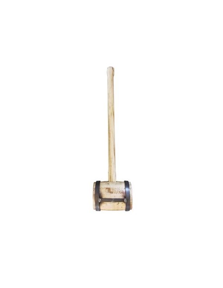 Wooden mallet 6 kg, incl. welded scorper