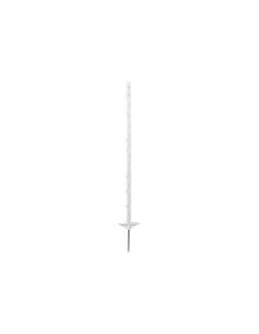 Classic plastic post 105 cm with double step-in, white, 5...