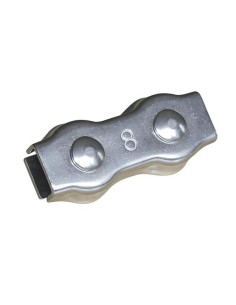 Rope connector stainless steel Ø 6mm, 10 pcs