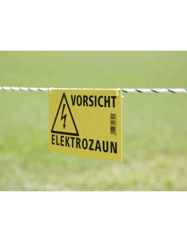 Warning sign - electric fence