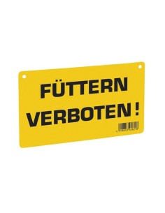 Waarschuwingsbord "Verboden te voederen!"