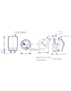 ELCO SNAP-IN 100µF / 350V 2