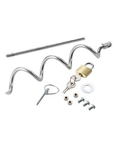 Anti-theft-set for metal battery case 44656