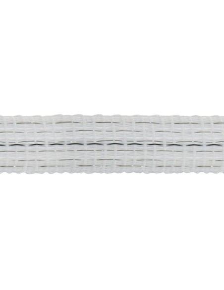 Classic afrasteringsband, 20mm wit,4x0,2+2x0,3 rvs, 200m