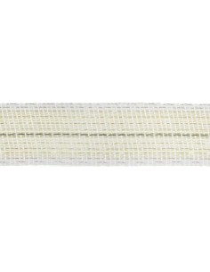 Classic afrasteringsband, 40mm wit, 9x0,20+4x0,30 rvs, 200m 2