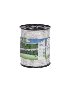 Rope Classic 200 m, Ø 6 mm, white, 6 x 0,40 niro