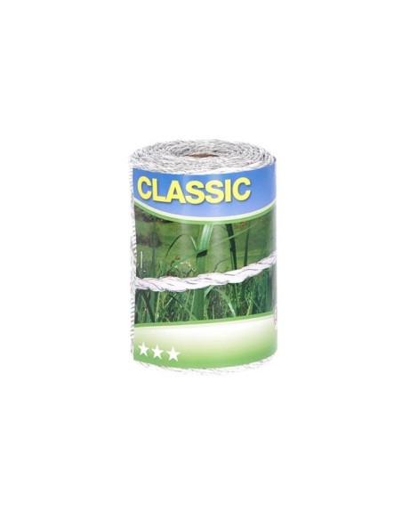 Fil Classic R6 250m blanc 6x0,20 inox