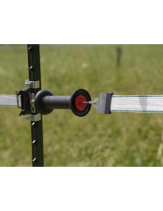 Gate handle galvanized with Litzclip BV 40 mm niro 2