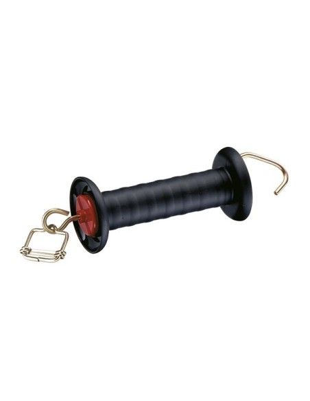 Poortgreep met bandverbinder tot 40mm, zwart