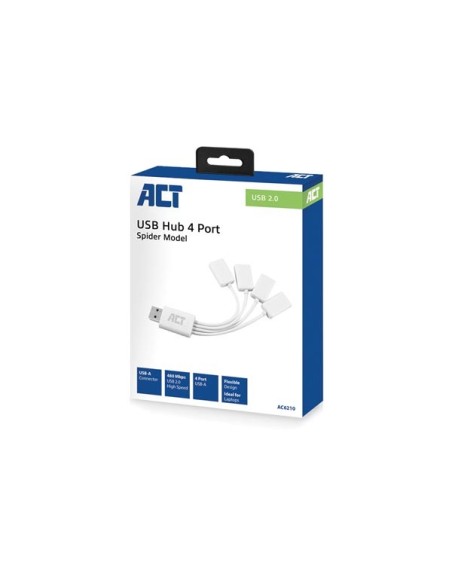 Hub USB 2.0 4 ports modèle araignée