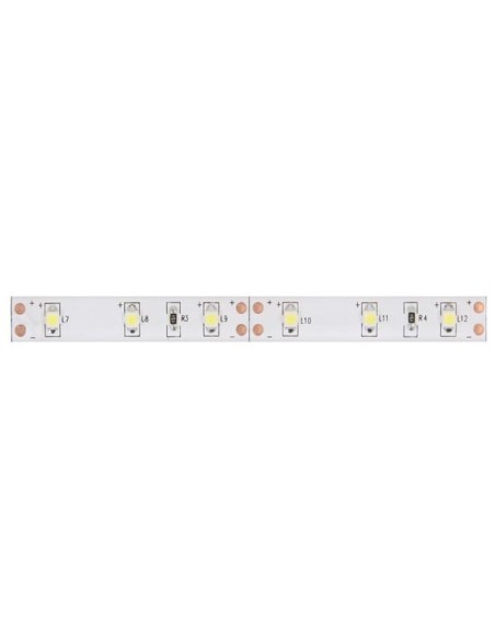 SATZ MIT FLEXIBLEM LED-STREIFEN UND NETZTEIL - WARMWEIß - 180 LEDs - 3 m - 12 VDC