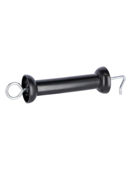 "Soft Touch" Door Handle with Hook, Black