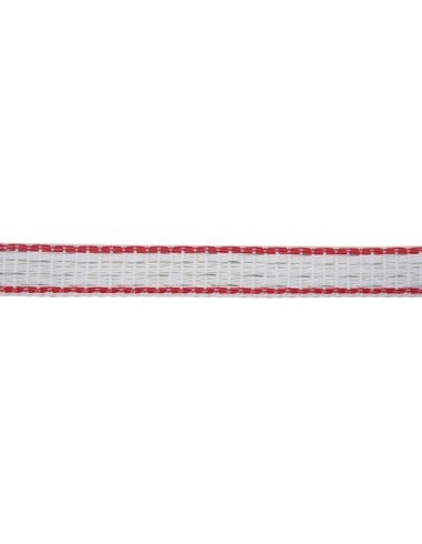 Fencing tape Profi 200 m, 12 mm, white/red,...