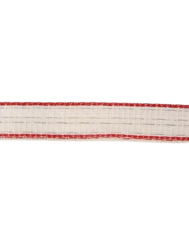 Ruban Profi 20mm 6x0,30 TriC 200m blanc/rouge