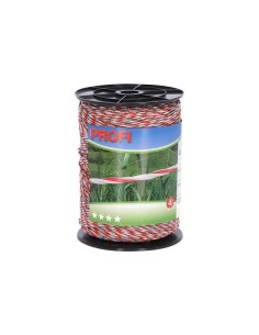 Poly wire Profi 400 m, white/red, 9x0,30 TriC