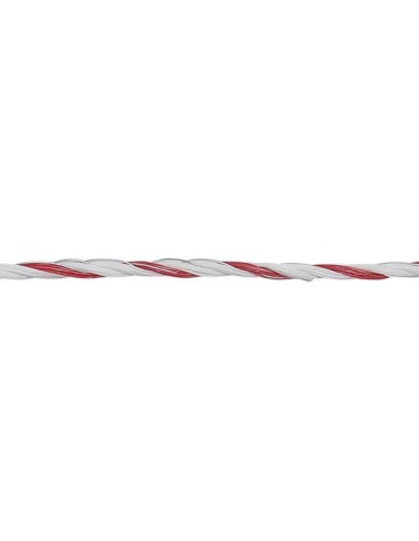 Poly wire Profi 400 m, white/red, 9x0,30 TriC