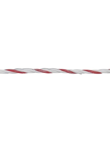 Poly wire Profi 400 m, white/red, 9x0,30 TriC