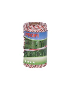 Poly wire Profi 200 m, white/red, 6x0,30 TriC
