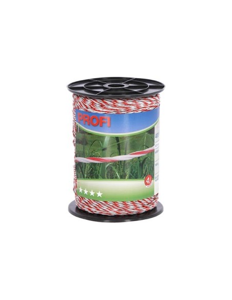 Poly wire Profi 400 m, white/red, 6x0,30 TriC
