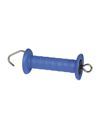 Gate handle blue, with hook